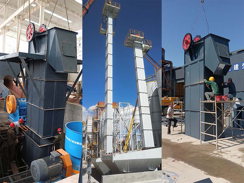 Bucket elevator for mining